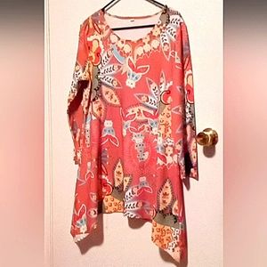 3/$10 Ladies Large Kerchief Blouse
